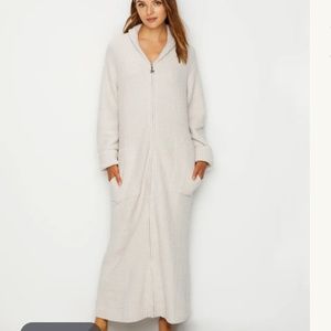 COPY - CozyChic Zip-Up Caftan  Almond L/XL